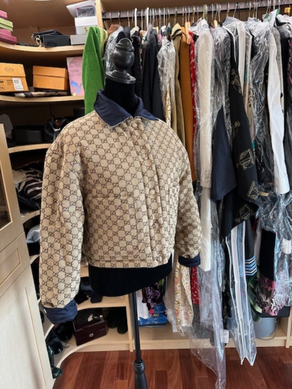 Gucci Brand New Reversible Size 40 Bomber Jacket